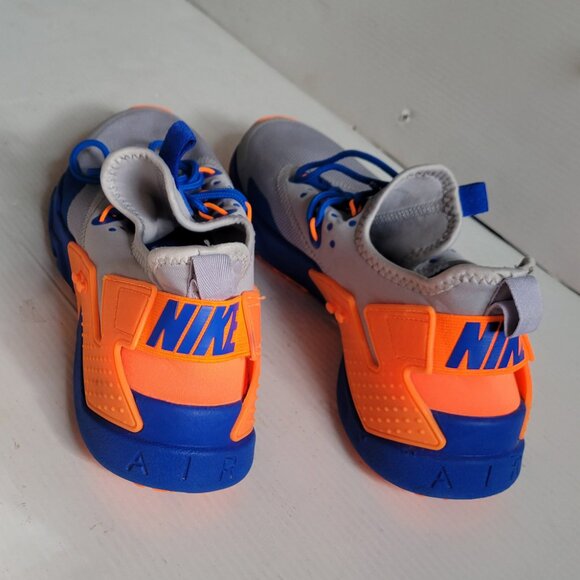 Nike Air Huarache Men’s SZ 8 AH7334-005 Drift Gray Royal Orange Sneaker Shoe EUC main image 5
